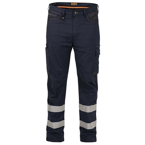 TROUSER LIGHTWEIGHT STRETCH 190GSM POLYCOTTON NAVY TAPED