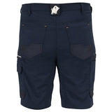 SHORT LIGHTWEIGHT STRETCH 190GSM POLYCOTTON NAVY (SRBPCLW)