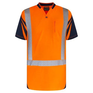 Polo Day/Night Quick-Dry Cotton Backed Orange