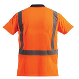 POLO DAY/NIGHT POLYESTER ORANGE/NAVY (PNBPO)