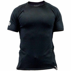 T-SHIRT ANTI-MICROBIAL WICKING POLYESTER BLACK (TSDOPB)