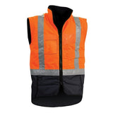 JACKET STAMINA DAY/NIGHT 5-IN-1 VEST COMBO ORANGE/NAVY (JNP5N1SWR)