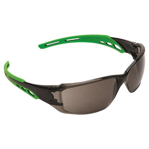 CIRRUS GREEN ARMS SAFETY GLASSES SMOKE A/F LENS