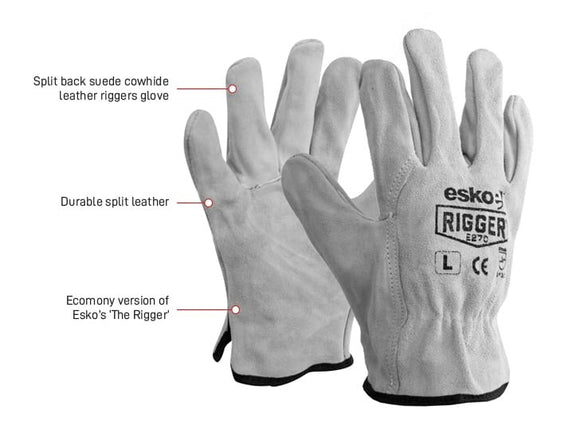 Esko The Rigger Split Suede Glove