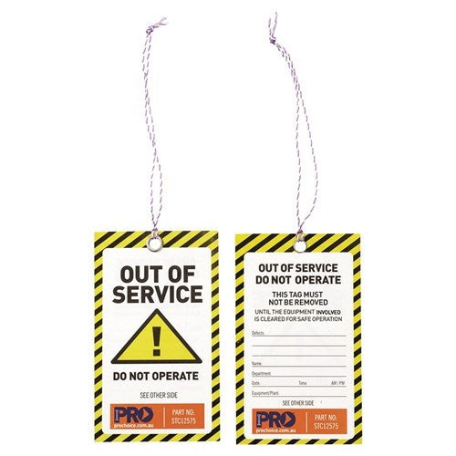 Caution Safety Tag (100pk)