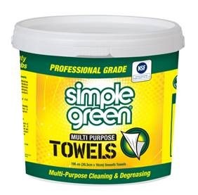 Simple Green® Professional Grade  Heavy-Duty Towels 190pcs.