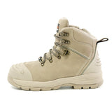BOOT XT ZIP SIDE LACE UP STONE