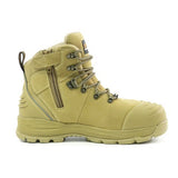 BOOT XT ZIP SIDE LACE UP WHEAT