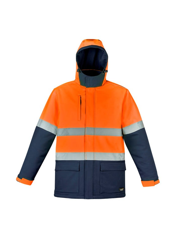 Unisex Hi Vis Antarctic Softshell Taped Jacket - Orange