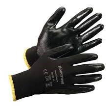 Honeywell Work Easy black polyester with black nitrile coating  Gloves