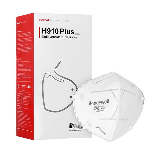 Honeywell H910 PLUS N95 Disposable Mask - Box of 50