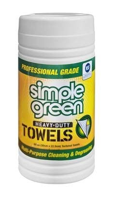 Simple Green HD Degreasing Safety Towels - 60pc