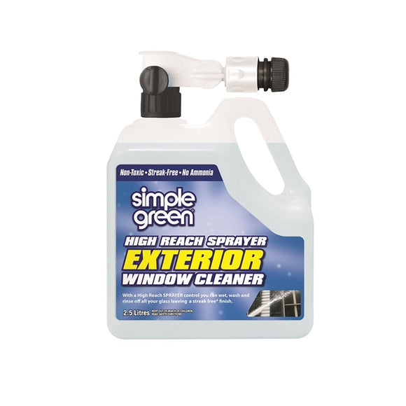 SIMPLE GREEN Household Ready to Use (OUTSIDE) Exterior Window Wash with Hose attachment 2.5L